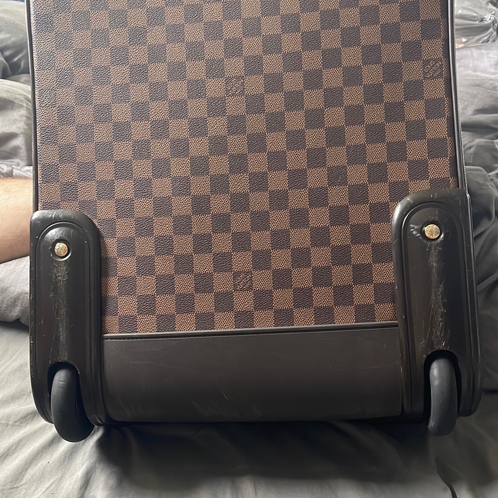 Louis Vuitton Damier Ebene Rolling Travel Bag in Brown - Picture 9 of 9